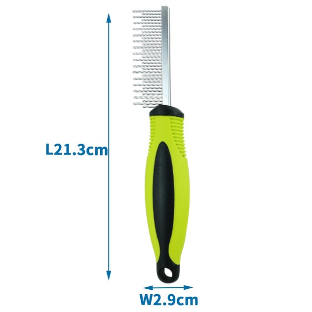 hrebeň zelená rukoväť-